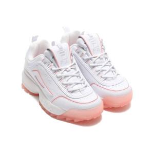 スニーカー レディース FILA DISRUPTOR 2 ICE WOMEN'S (WH/WH/PEO)