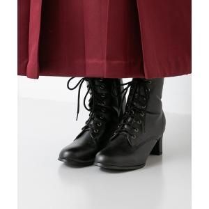 ブーツ 卒業式 レースアップブーツ レディース