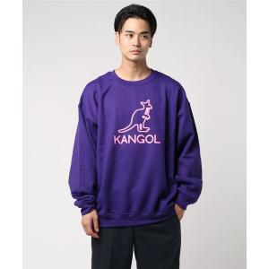 スウェット KANGOL ビッグシルエット ネオン柄 プリントスウェット｜zozo