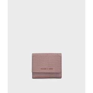 財布 クロックエフェクト クラシックショートウォレット / Croc-Effect Classic Short Wallet