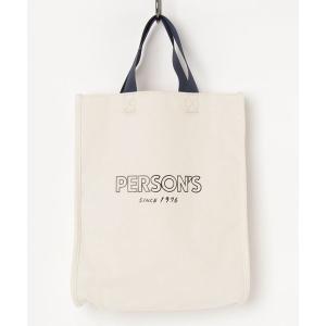 トートバッグ バッグ メンズ PERSON'S　canvaspoint totebag｜zozo