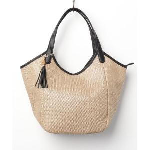 トートバッグ バッグ 雑材風ビッグトート レディース