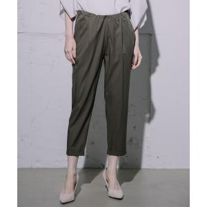 パンツ ウエストギャザーパンツ レディース