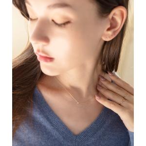 ete（エテ） ネックレス K18YG レイヤー サーフェス ダイヤモンド