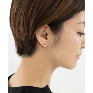 イヤリング miniループフィット・ななめラインのフープイヤリング レディース メンズ