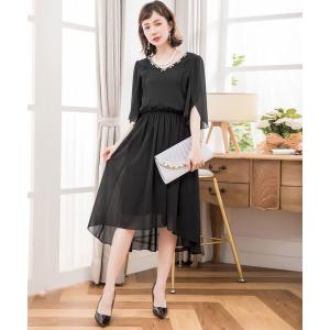 ビジュー付きワンピースの商品一覧 通販 Yahoo ショッピング