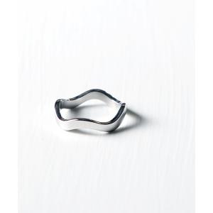 レディース 指輪 「rufsh/ルフシュ」stainless wave ring/ ステンレスリング RF1908CJSR01｜zozo