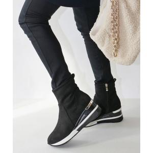 ブーツ 軽量ストレッチスニーカーブーツ レディース