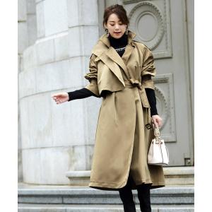 RUIRUE BOUTIQUE トレンチコート コート 2way 撥水 ｜ フード