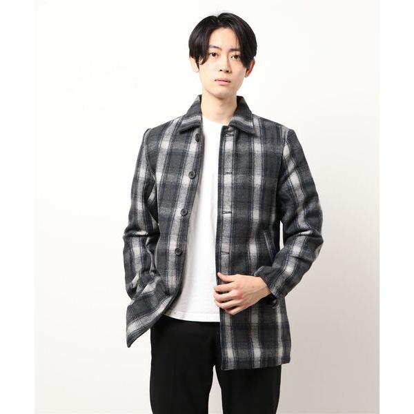 ステンカラーコート コート 「Sa」「it」メルトンウールステンカラーコート メンズ レディース