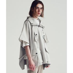 ジャケット ブルゾン メンズ scair スケアー / WATER REPELLENT MILITARY PONCHO 撥水ミリタリーポンチョ マウン｜zozo