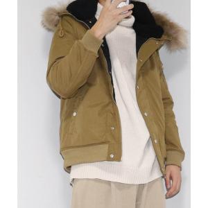 ミリタリージャケット モッズコート リアルファー N2B中綿ジャケット