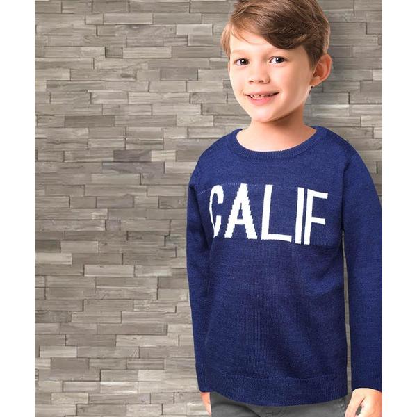 ニット セーター ロゴ ニット ロンT キッズ キッズ 子供服 男の子 女の子