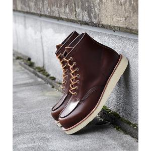 ブーツ 「Stnd works/スタンドワークス」本革カウレザーモックトゥクラシックワークブーツ メンズ