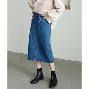 デニムスカート 「URGE：」デニム タイトロングスカート