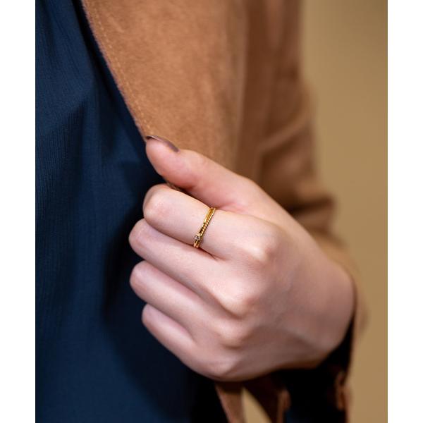 指輪 リング Twisted Ring set 14Kゴールドフィルド レディース