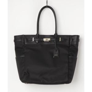 トートバッグ バッグ ペルケ perche / ナイロン×ゴートヒネリ金具トートバッグ
