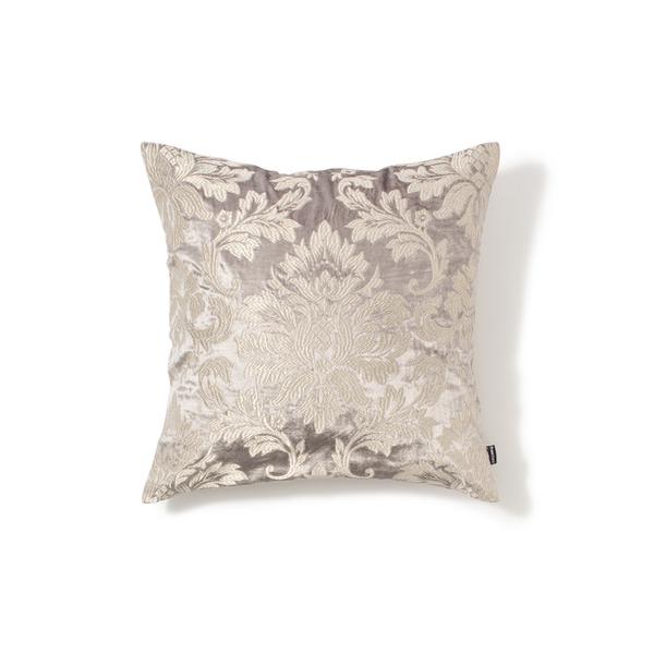 クッション クッションカバー 450x450 シャルレン クッションカバー グレーxシルバー