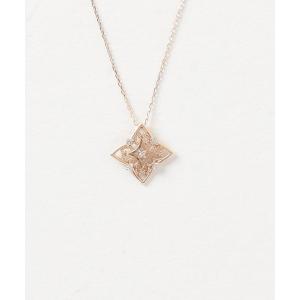 con affetto ネックレス K10ダイヤデザインネックレス レディース
