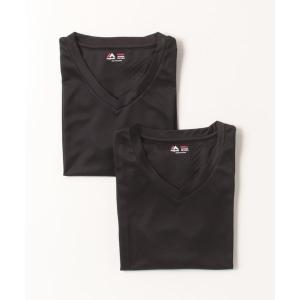 tシャツ Tシャツ メンズ マジェスティック　機能性パックTシャツ　2枚組（Vネック）｜zozo