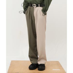 ソウシオオツキ SOSHIOTSUKI 22AW SIDE STRIPE SLIM PANTS サイド