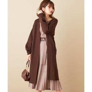 カーディガン 【WEB限定カラー有り】きれいめニットコーディガン