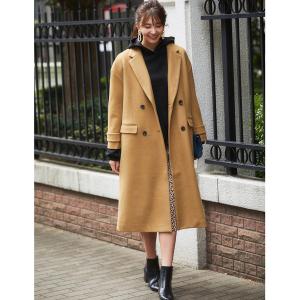 コート チェスターコート ウール混オーバーサイズチェスターコート