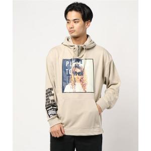 パーカー ネックジップ プルパーカー