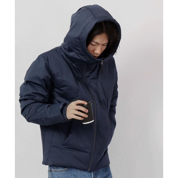 ダウンジャケット ダウン フード付きシームレスダウンジャケット メンズ レディース