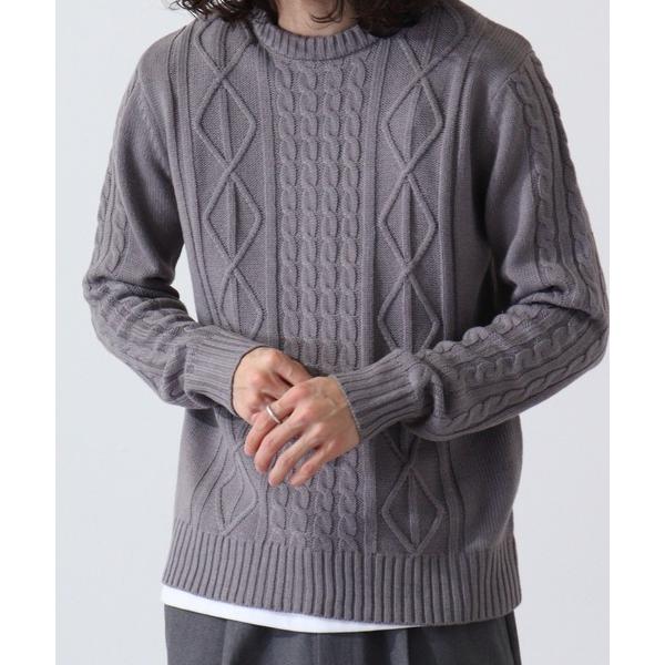 セーター ニット クルーネック ローゲージニットセーター メンズ レディース