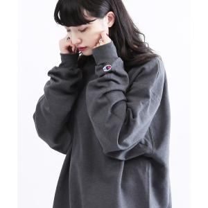 スウェット Champion PULLOVER オーバーサイズ プルオーバー クルーネック スウェット/チャンピオン 裏起毛