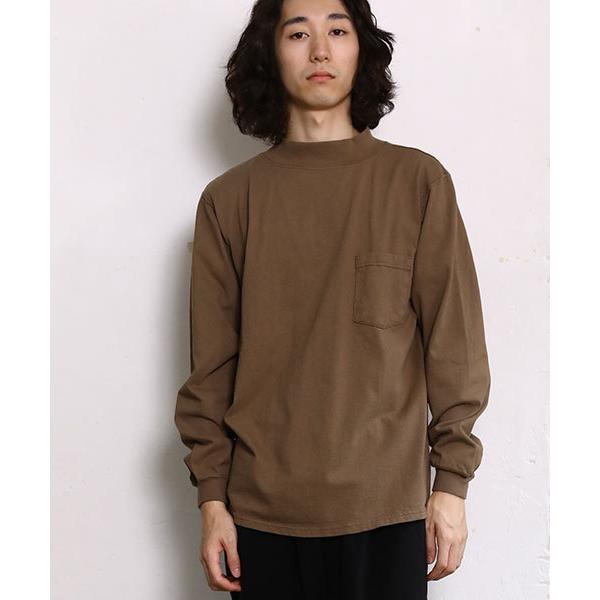 tシャツ Tシャツ メンズ 「MADE IN USA」L/S MOCK NECK POCKET T/...