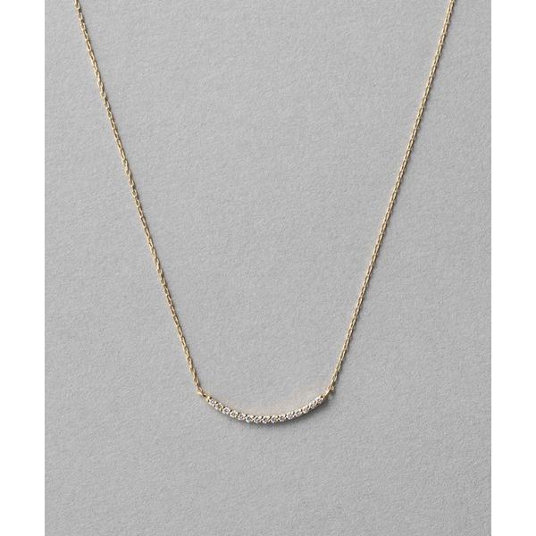 ネックレス K18 パーティクル ネックレス レディース