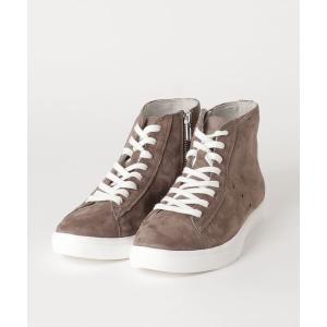 スニーカー レザーハイカットスニーカー レディース