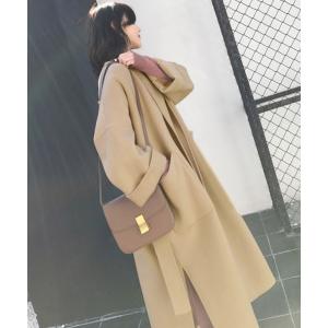 コート チェスターコート ウエストマークチェスターコート レディース