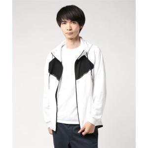 Alfred Alex」 ジップアップパーカー M ライトグレー メンズ