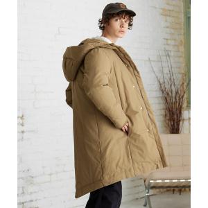 ダウンジャケット ダウン 「EMMA CLOTHES」ブライトNC ロングリアルダウンモンスターパーカー メンズ レディース