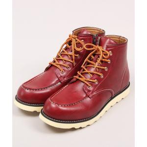 ブーツ PUレザー ワークブーツ スウェードレザー