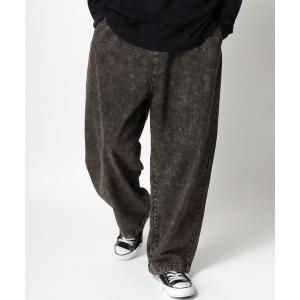 パンツ デニム ジーンズ メンズ Denim Tuck Wide Pants/デニム タックワイドパンツ/ワイドバルーンパンツ/バギーパンツ