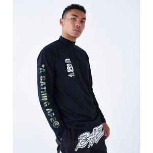 tシャツ Tシャツ F1 BAPE MOCK NECK LONG SLEEVE TEE Mの商品画像