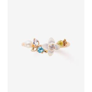 BLOOM（ブルーム） 指輪 リング 9月誕生花 K10 ピンクゴールド