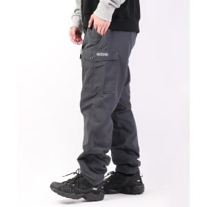 カーゴパンツ OUTDOOR 裏フリース 暖か クライミングナイロン カーゴパンツ メンズ