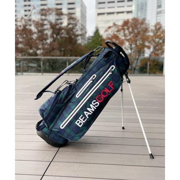 ゴルフ BEAMS GOLF / NEW スタンド キャディバッグ ブラックウォッチ メンズ