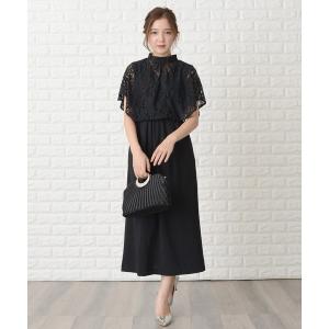 Lace Ladies（レースレディース） ドレス シースルーフレア袖×花柄総