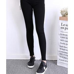 パンツ レディース やわらかリブレギンスパンツ ...の商品画像
