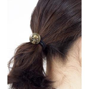 コンチョ ヘアゴム 髪留め ネイティブ インディアン デザイン ユニ