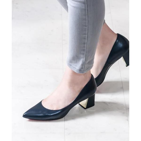 パンプス Limit till 2359 リミットティル2359 ポインテッドトゥヒールプレートデザ...
