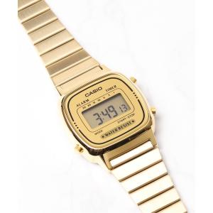 CASIO 腕時計 「60」「CASIO（カシオ）」ゴールド デジタルミニ