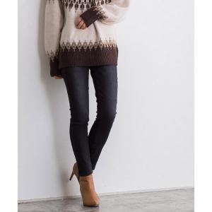 ジーンズ デニム デニムパンツ 「裏起毛」アンクル丈スキニーデニム レディース