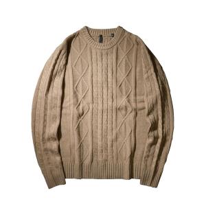 セーター ニット 総アラン編みクルーネックセーター メンズ レディース｜ZOZOTOWN Yahoo!店